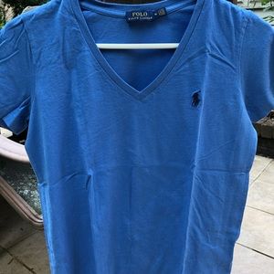 Polo Ralph Lauren blue shirt; medium